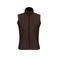 Chaleco polar mujer K906. Color chocolate.