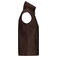Chaleco polar mujer K906. Color chocolate.