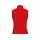 Chaleco polar mujer K906. Color rojo.
