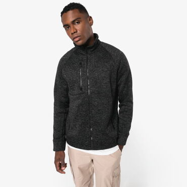 Chaqueta punto jaspeada hombre K9106