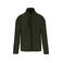 Chaqueta punto jaspeada hombre K9106. Color caqui oscuro jaspeado.