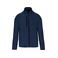 Chaqueta punto jaspeada hombre K9106. Color azul marino jaspeado.
