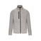 Chaqueta punto jaspeada hombre K9106. Color gris claro mezcla.