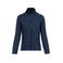 Chaqueta punto jaspeada mujer K9107. Color azul marino jaspeado.