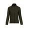 Chaqueta punto jaspeada mujer K9107. Color caqui oscuro jaspeado.