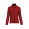 Chaqueta punto jaspeada mujer K9107. Color rojo jaspeado.