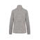 Chaqueta punto jaspeada mujer K9107. Color gris claro mezcla.