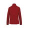 Chaqueta punto jaspeada mujer K9107. Color rojo jaspeado.