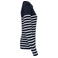 Jersey rayas mujer K990. Color azul marino a rayas/blanco roto.