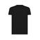 Camiseta unisex BS020. Color black.