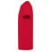 Camiseta unisex BS020. Color red.