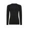 Camiseta térmica manga larga unisex BS101. Color black.