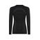 Camiseta térmica manga larga unisex BS101. Color black.