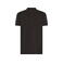 Polo orgánico unisex BS202. Color black.