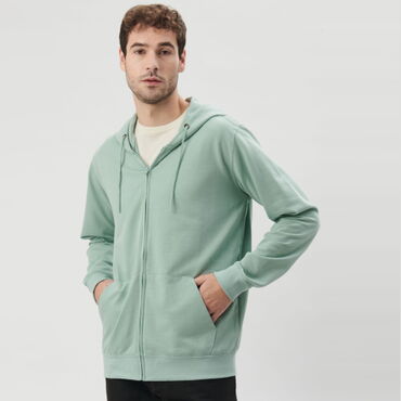 Sudadera con capucha y cremallera unisex BS304