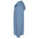 Sudadera con capucha y cremallera unisex BS304. Color mineral blue.