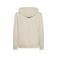 Sudadera con capucha y cremallera unisex BS304. Color off white.