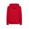 Sudadera con capucha y cremallera unisex BS304. Color red.