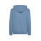 Sudadera con capucha y cremallera unisex BS304. Color mineral blue.