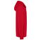 Sudadera con capucha y cremallera unisex BS304. Color red.