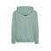 Sudadera con capucha y cremallera unisex BS304. Color sage.