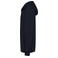 Sudadera con capucha y cremallera unisex BS304. Color navy.