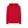 Sudadera con capucha y cremallera unisex BS304. Color red.