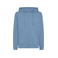 Sudadera con capucha y cremallera unisex BS304. Color mineral blue.