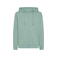 Sudadera con capucha y cremallera unisex BS304. Color sage.
