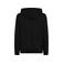 Sudadera con capucha y cremallera unisex BS304. Color black.