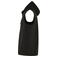 Chaleco softshell con capucha unisex BS556. Color black.