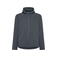 Chaqueta softshell con capucha unisex BS557. Color dark grey.