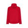 Chaqueta softshell con capucha unisex BS557. Color red.