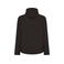 Chaqueta softshell con capucha unisex BS557. Color black.