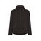 Chaqueta softshell con capucha unisex BS557. Color black.
