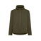 Chaqueta softshell con capucha unisex BS557. Color military.