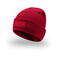 Gorro con vuelta BS662. Color classic red.