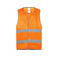 Chaleco reflectante ligero unisex BS700. Color orange fluo.