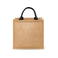 Bolso shopper de jute Bs905m. Color natural/navy.