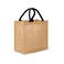 Bolso shopper de jute Bs905m. Color natural/navy.