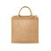 Bolso shopper de jute Bs905m. Color natural/natural.