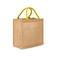 Bolso shopper de jute Bs905m. Color natural/gold.
