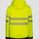 Parka de alta visibilidad clase 3 unisex. Color amarillo/negro.