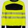 Sudadera de alta visibilidad clase 3 unisex. Color amarillo/negro.
