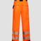 Pantalon de alta visibilidad clase 2 unisex. Color naranja/negro.