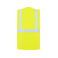 Chaleco reflectante unisex Wismar. Color amarillo.