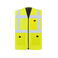 Chaleco reflectante unisex Wismar. Color amarillo.