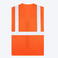 Chaleco de alta visibilidad unisex Larisa. Color naranja.