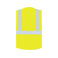 Chaleco reflectante unisex 3 Tapes. Color amarillo.