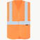 Chaleco reflectante unisex 3 Tapes. Color naranja.